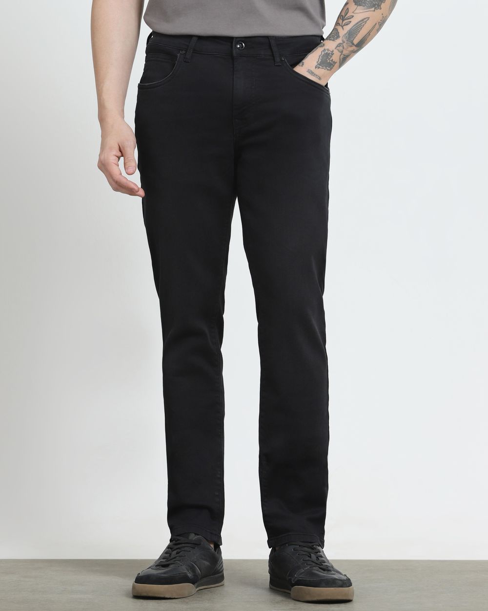 Black Super Slim Fit Jeans