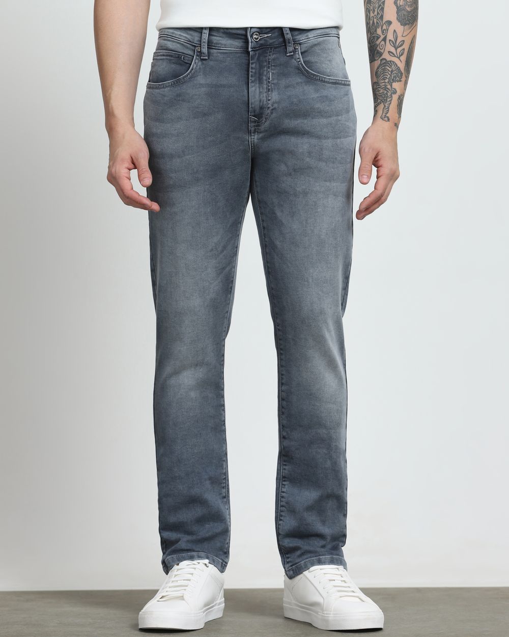 Grey Super Slim Fit Jeans