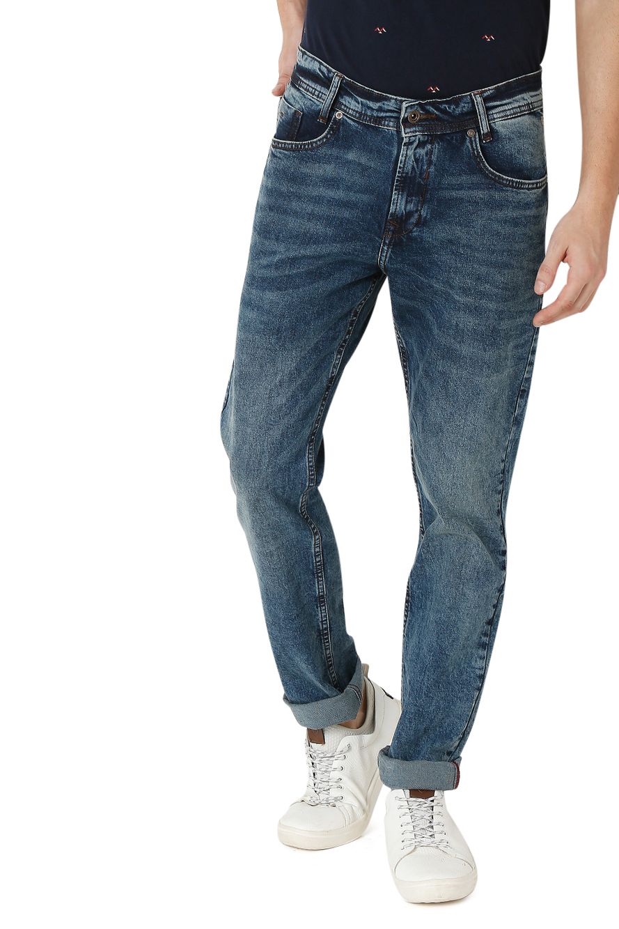 Dark Blue Narrow Fit Original Stretch Jeans