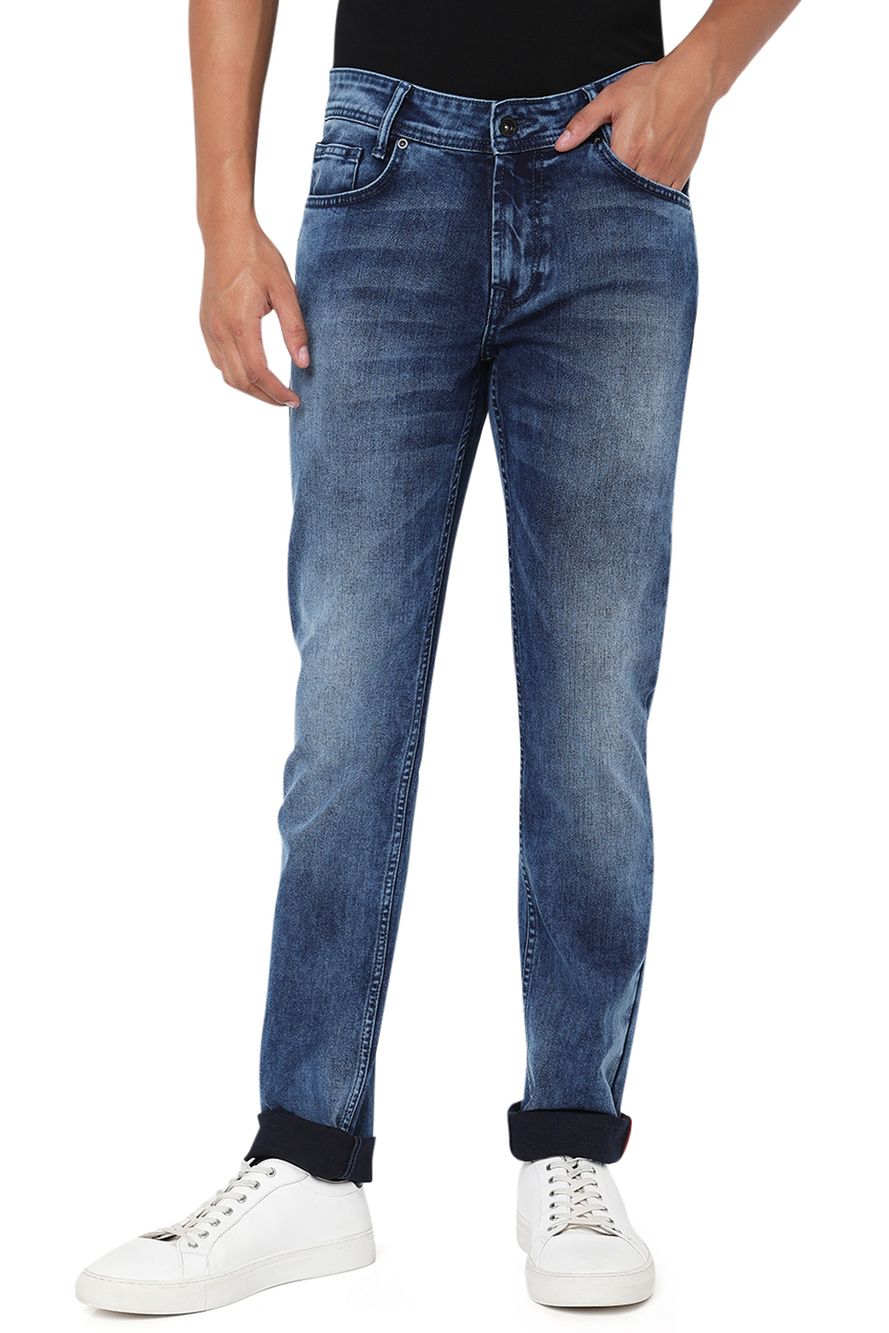Mid Blue Super Slim Fit Original Stretch Jeans