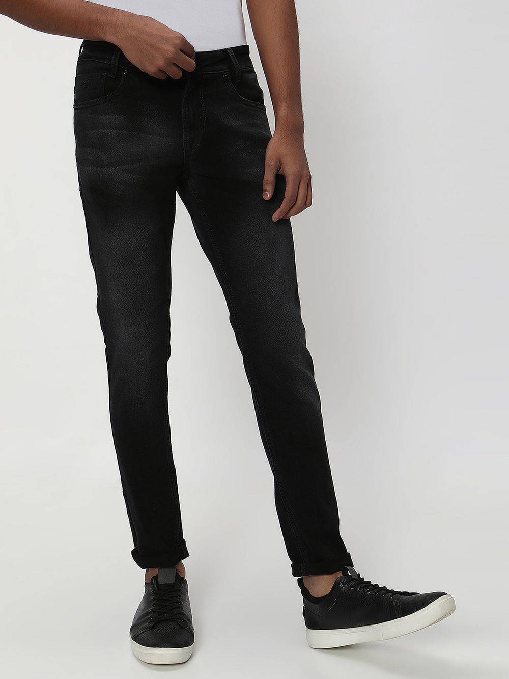 Black Skinny Fit Originals Stretch Jeans