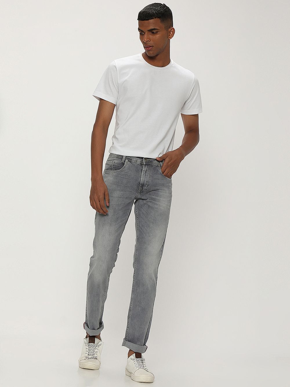 Grey Super Slim Fit Originals Stretch Jeans
