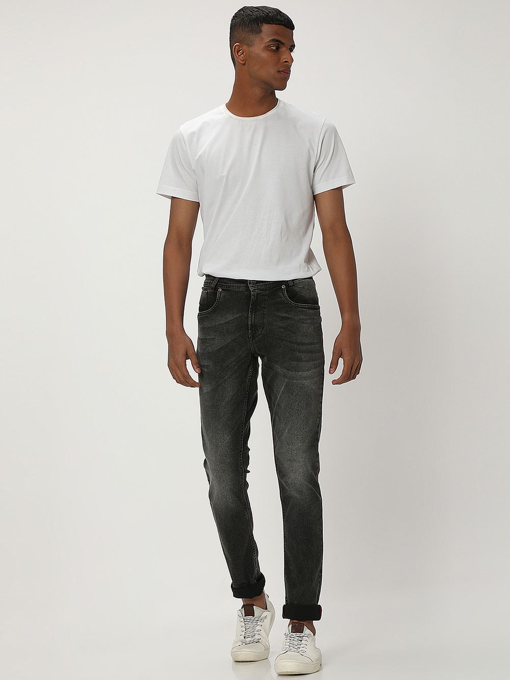 Charcoal Skinny Fit Originals Stretch Jeans