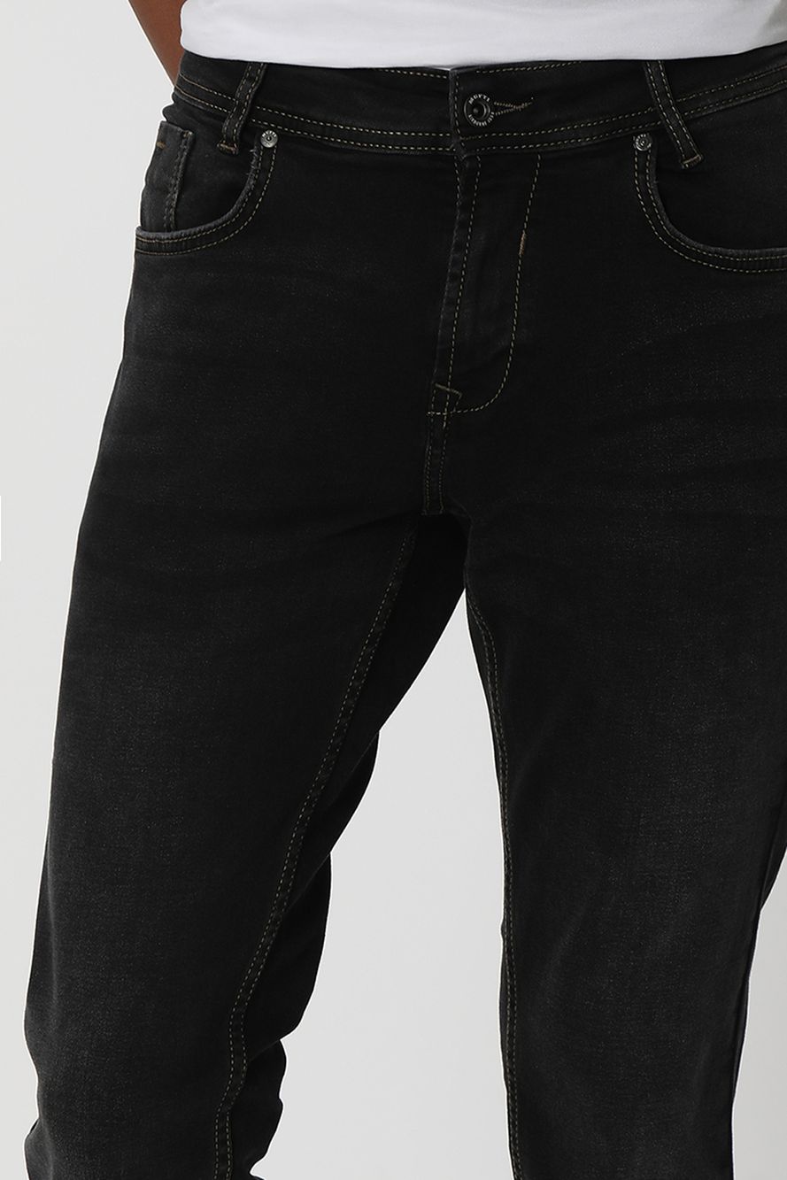 Black Ankle Length Originals Stretch Jeans