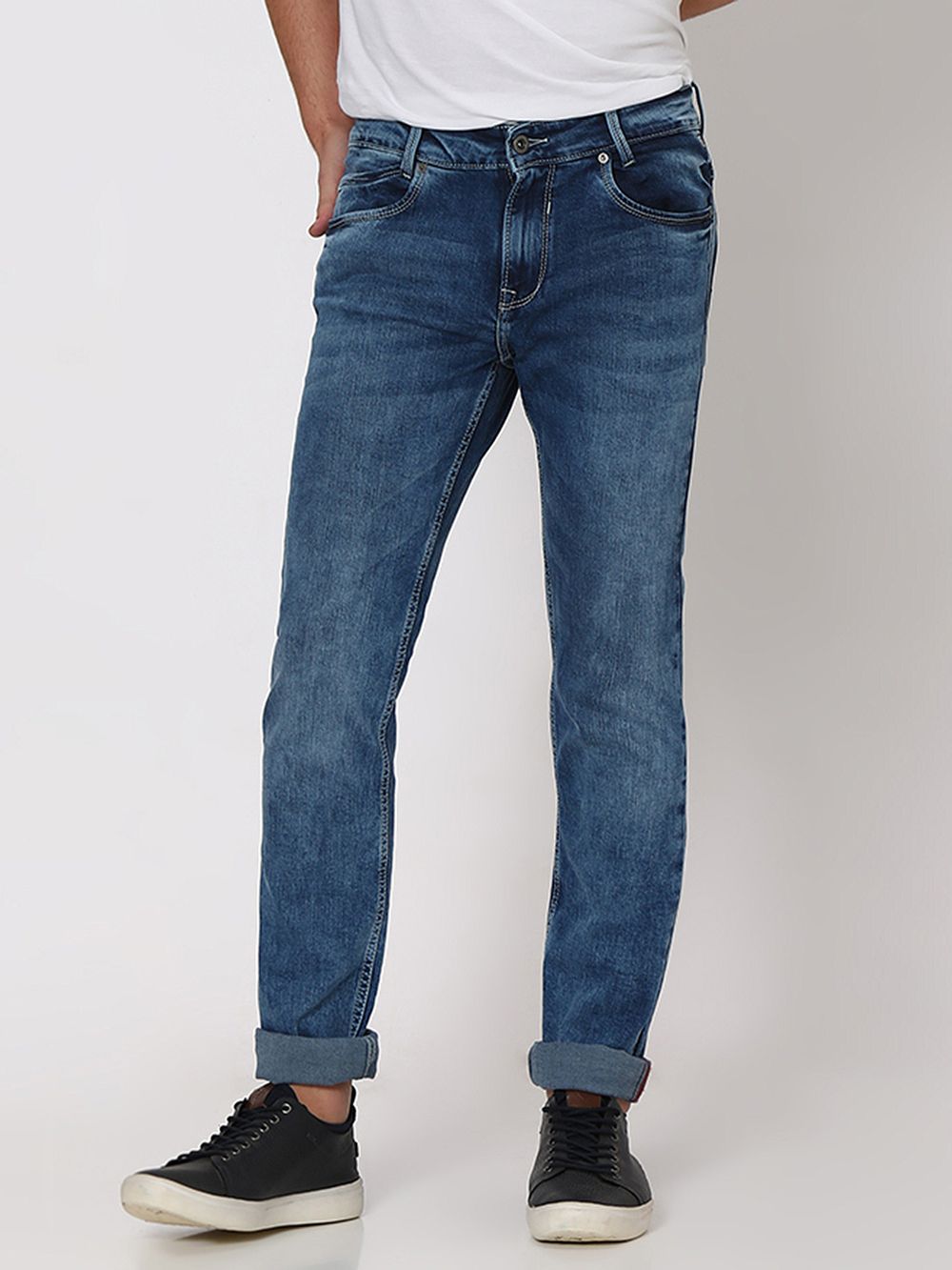 Indigo Blue Super Slim Fit Originals Stretch Jeans
