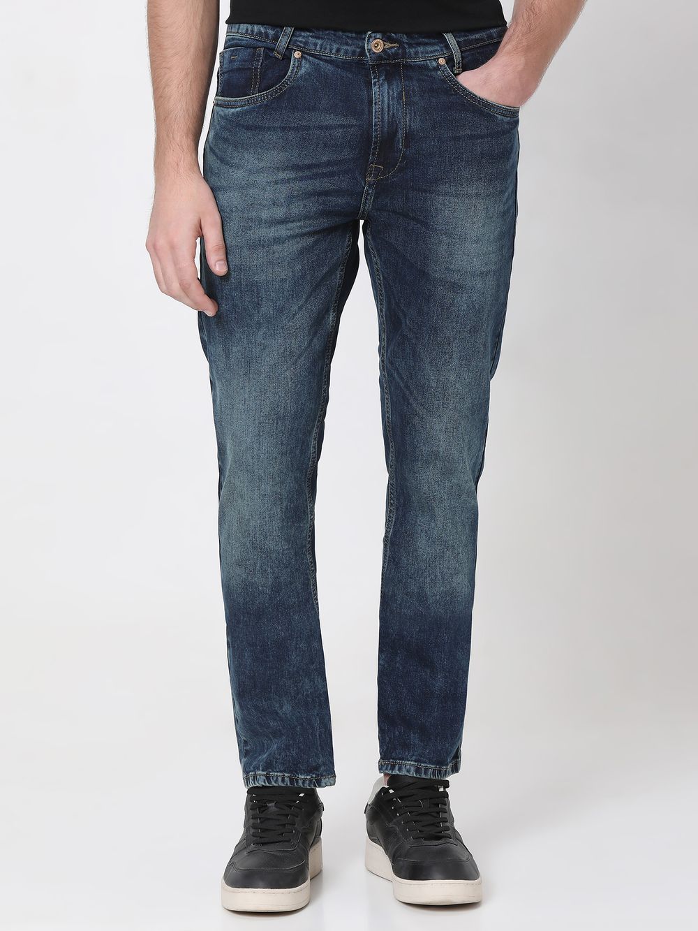 Tinted Relaxed Straight Fit Originals Stretch Jeans