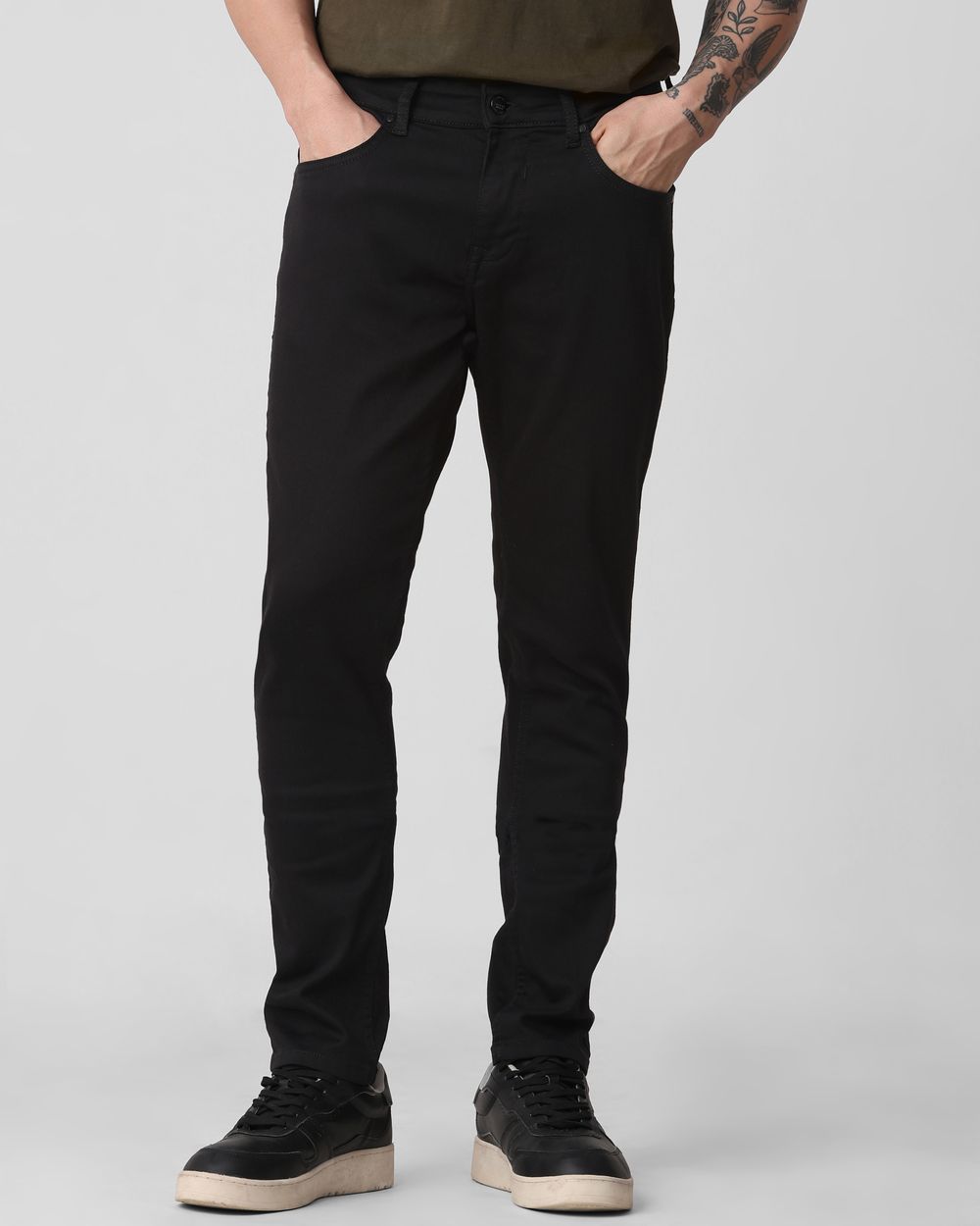 Jet Black Skinny Fit Jeans