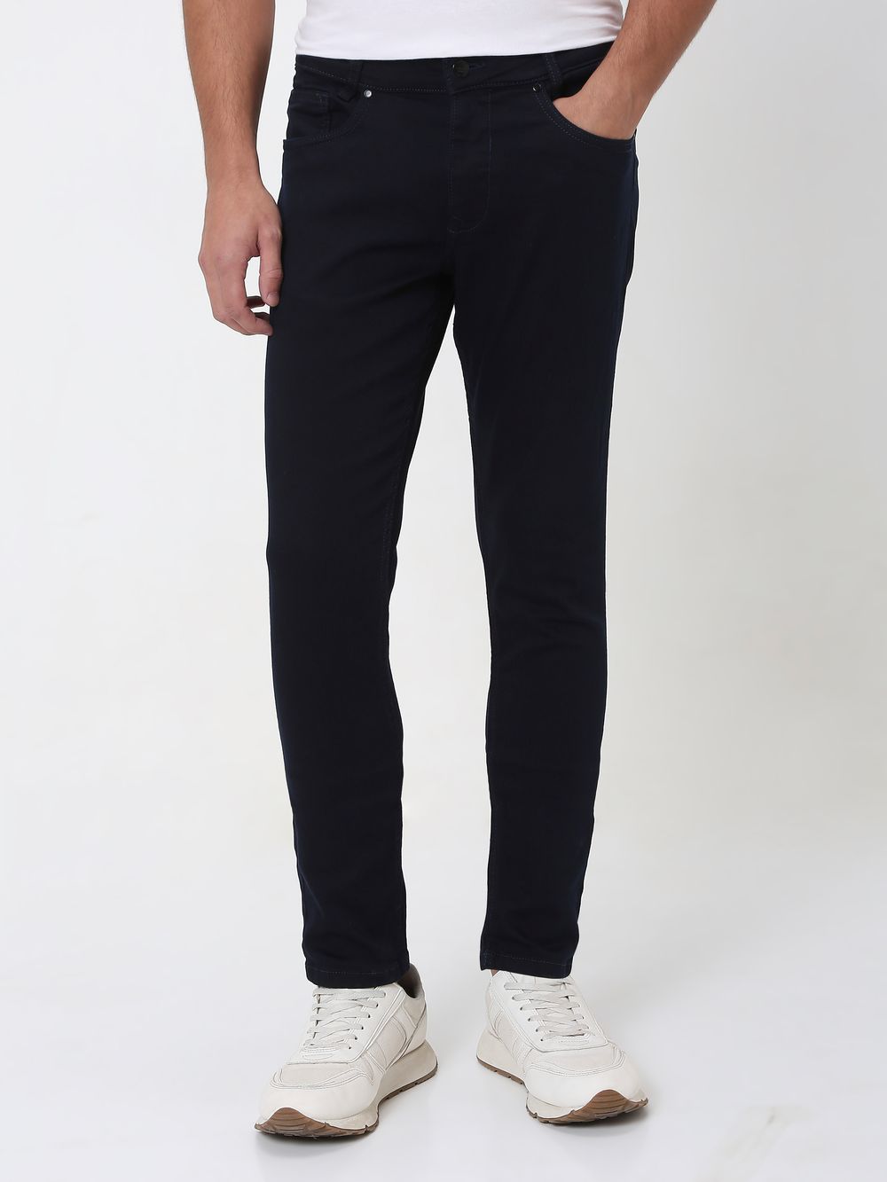 Navy Skinny Fit Originals Stretch Jeans