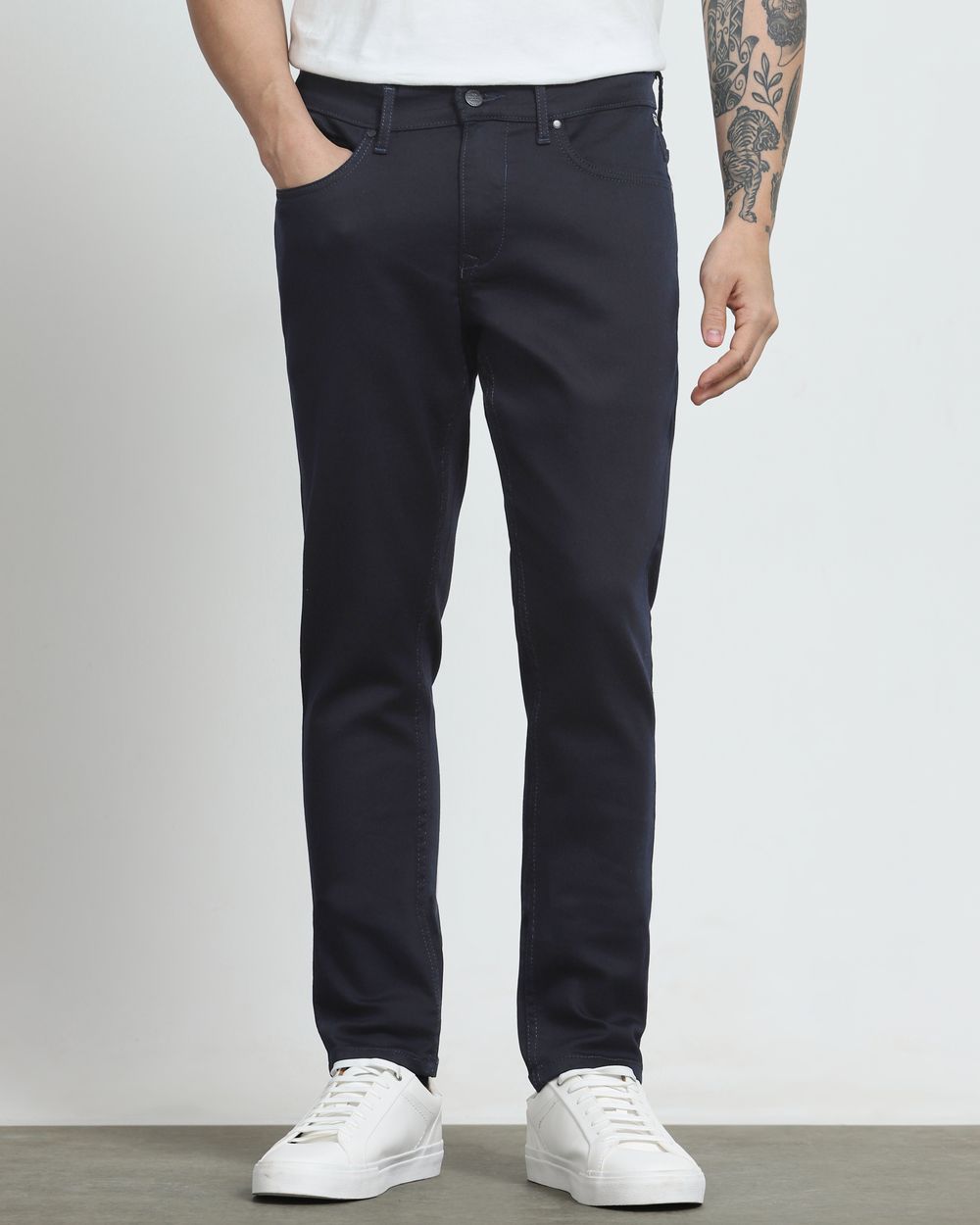 Navy Skinny Fit Jeans