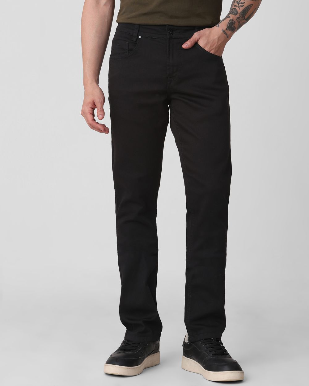 Jet Black Super Slim Fit Jeans