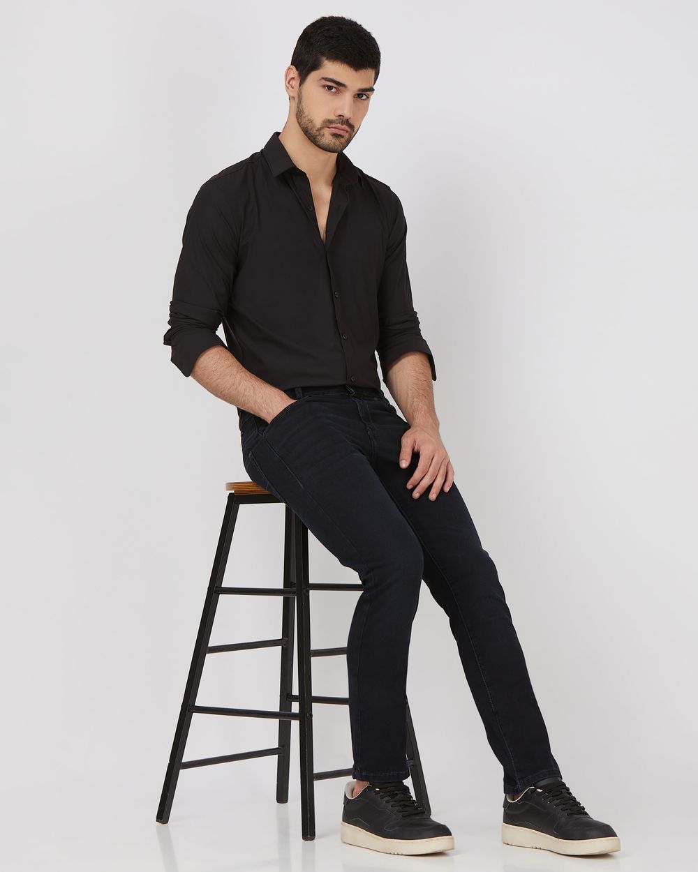 Blue Black Super Slim Fit Originals Stretch Jeans