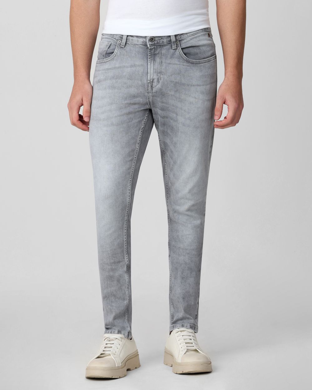 Grey Skinny Fit Originals Stretch Jeans