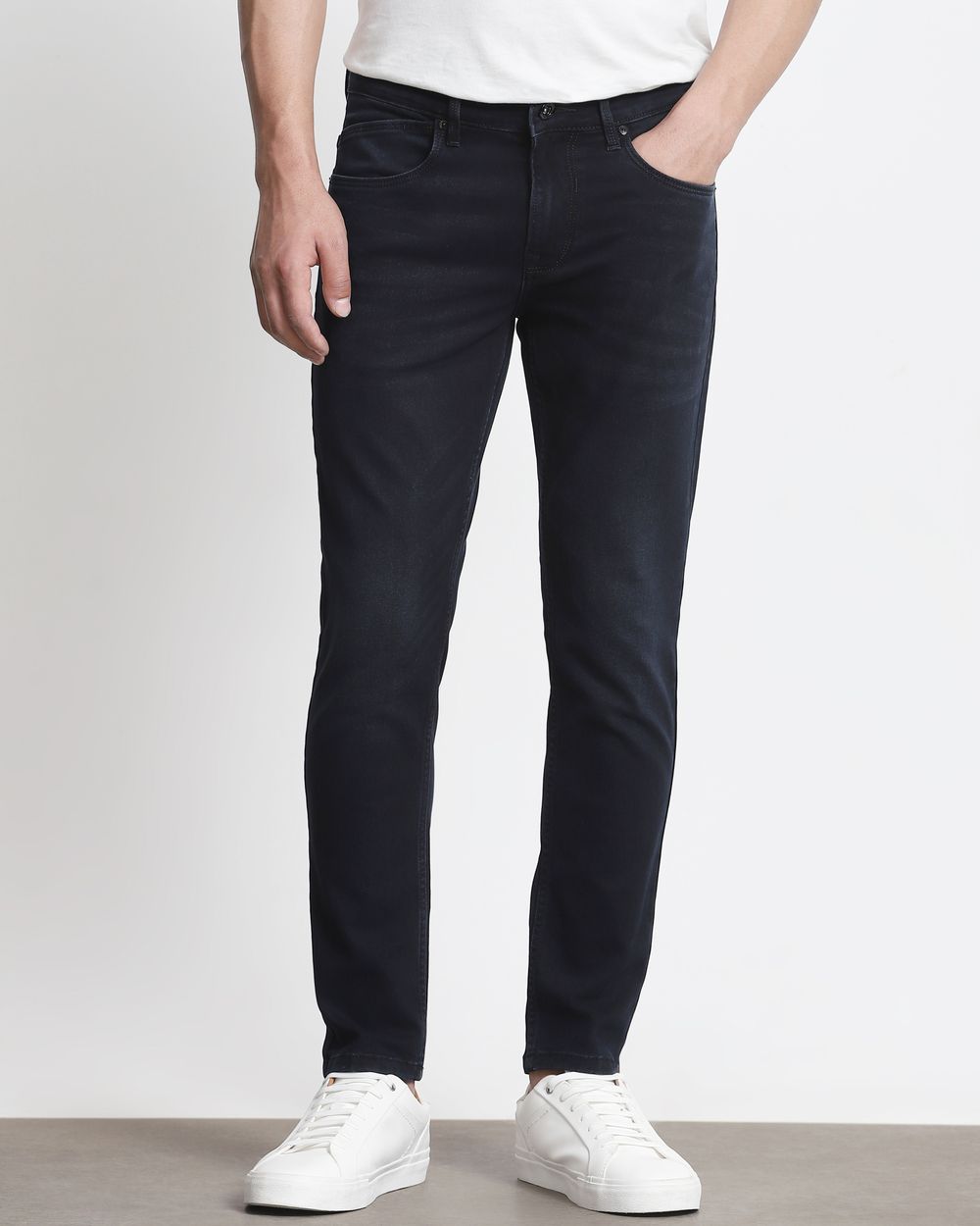 Black Ankle Length Jeans