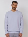 Lilac Plain Slim Fit Sweatshirt