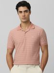 Pink Textured Stripe T-Shirt