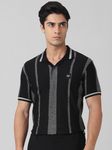 Black Wide Stripe T-Shirt