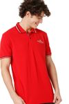 Red Tipped Collar Polo