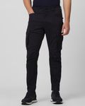 Navy Slim Fit Cargos