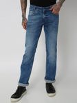 Mid Blue Bootcut Denim Deluxe Stretch Jeans