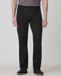 Jet Black Straight Fit Jeans
