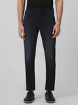 Blue Black Ankle Length Denim Deluxe Stretch Jeans