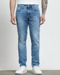 Mid Blue Skinny Fit Jeans