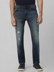 Tinted Super Slim Fit Distressed Stretch Jeans