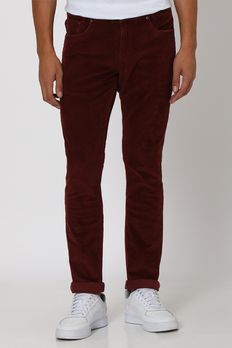 Maroon Super Slim Corduroy Jeans