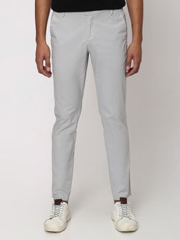 Grey Super Slim Fit Stretch Chinos