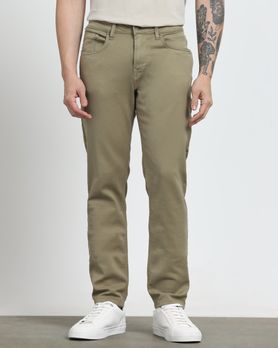 Light Olive Super Slim Fit Jeans
