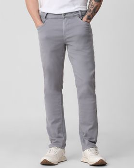 Light Grey Super Slim Fit Superstretch Coloured Jeans