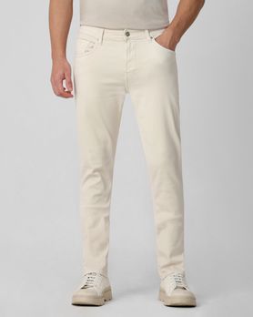 Off White Straight Fit Superstretch Coloured Jeans