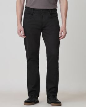 Jet Black Straight Fit Jeans