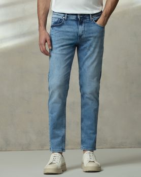 Light Blue Ankle Length Jeans