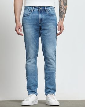 Mid Blue Skinny Fit Jeans