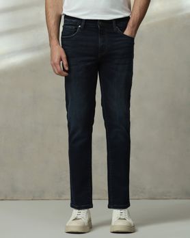 Blue Black Ankle Length Jeans