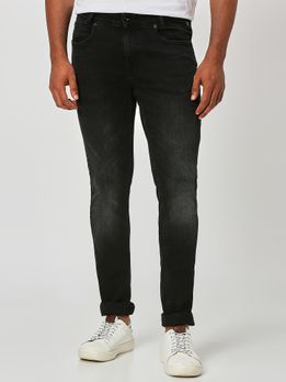 Jet Black Ankle Length Originals Stretch Jeans