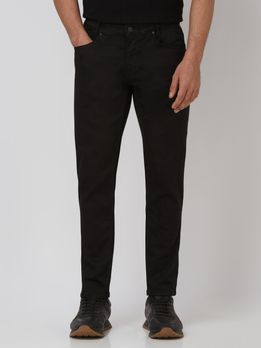 Jet Black Ankle Length Jeans