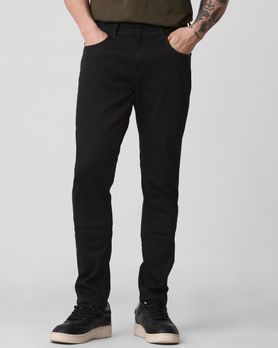 Jet Black Skinny Fit Jeans
