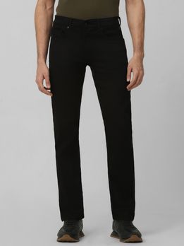 Jet Black Relaxed Straight Fit Originals Stretch Jeans