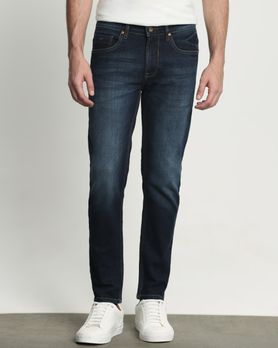 Blue Black Ankle Length Jeans