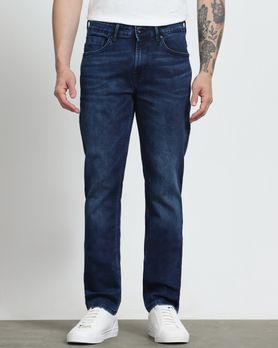 Deep Indigo Blue Super Slim Fit Jeans