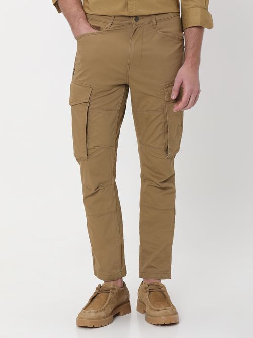 Khaki Slim Fit Cargo