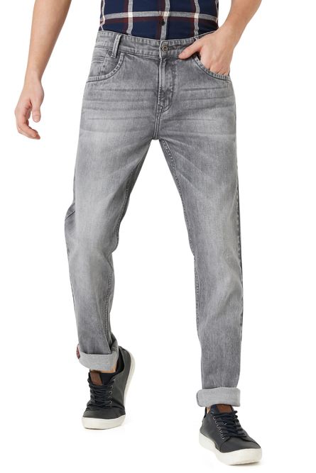 Grey Narrow Fit Original Stretch Jeans
