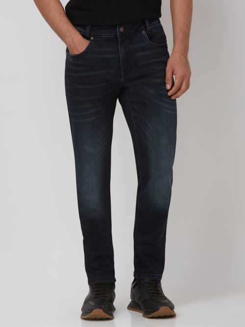 Dark Indigo Blue Skinny Fit Originals Stretch Jeans