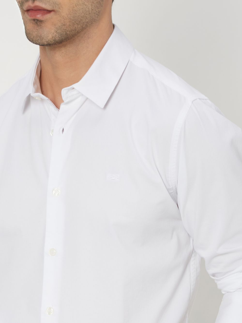 White Lightweight Stretch Shirt