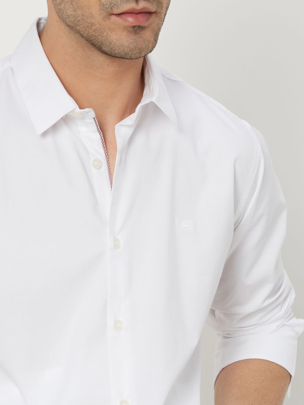 White Lightweight Stretch Shirt