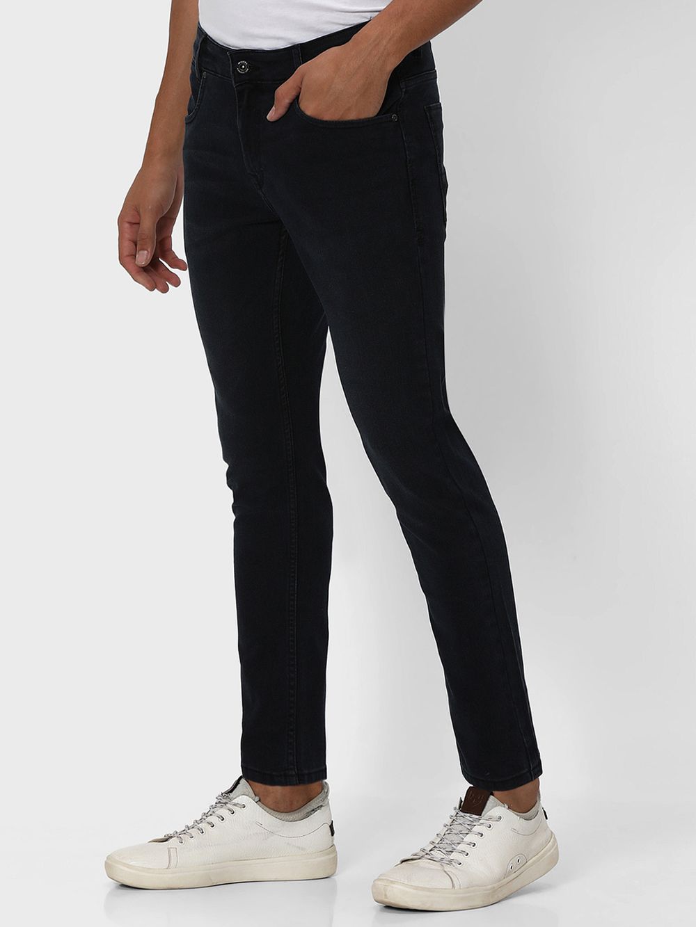 Black Ankle Length Originals Stretch Jeans