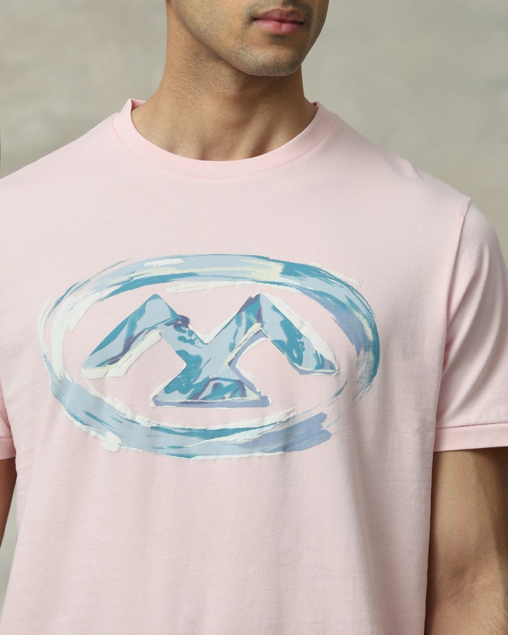 Pink Graphic Regular Fit T-Shirt