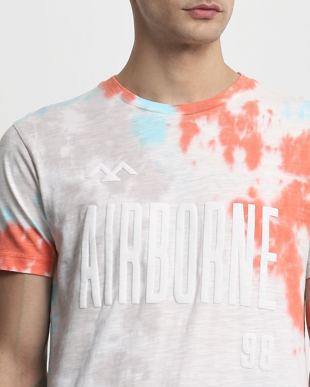 Multi Tie-Dye Slim Fit T-Shirt